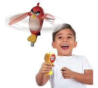 Character Options Flying Heroes Angry Birds action toy. Grip It and Rip It! Real flying action! Pull the ripcord and watch it fly. Boys aged 4+, Red