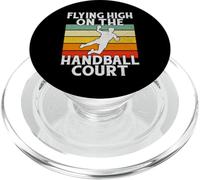 Flying high on the Handball Court Handball PopSockets PopGrip for MagSafe