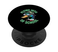 Flying Into 100 Days Of School Cool Duck PopSockets Adhesive PopGrip