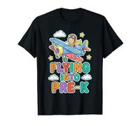 Flying Into Pre K Airplane Pilot School Graphic Value Graphic T-Shirt