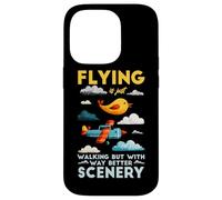 Flying is just walking but with way better scenery Case for iPhone 14 Pro