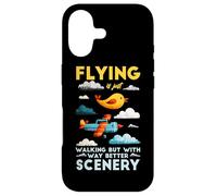 Flying is just walking but with way better scenery Case for iPhone 17