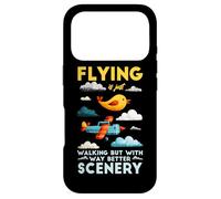 Flying is just walking but with way better scenery Case for iPhone 17 Pro