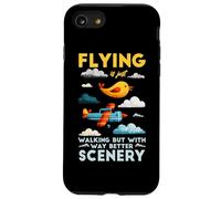 Flying is just walking but with way better scenery Case for iPhone SE (2020) / 7/8