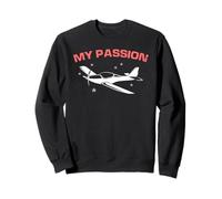 Flying Is My Passion Light Aircraft Pilot Motivation Sweatshirt