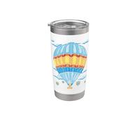 Flying Lantern Sky Aviation Hot Air Balloon Stainless Steel Insulated Tumbler