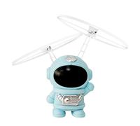 Flying Machines The Astronauts Hand Controlled Flying Toys Mini Drone with Controller Lights for Kids and Adults Indoor Outdoor (Blue, One Size)