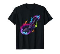 Flying Magic Broomstick Colorful Witch Energy T-Shirt