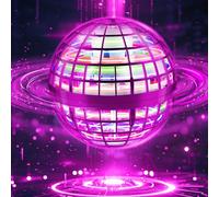 Flying Orb Ball 2025, Hover Ball Pro, Hand Controller Mini Drone, Toys for 6 7 8 9 10 11 12 Boys Girls Kids, RGB Magic Globe Boomerang Orbi Ball, Cool Stuff Birthday Gifts Christmas Stocking Fillers