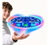 Flying Orb Ball for Kids, Hand Controlled Mini Drone, LED UFO Toy Ages 6-12