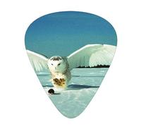 Flying Owl 12 Pcs Guitar Picks, 0.46mm/0.71mm/0.96mm Thickness, Guitar Plectrum With Storage Case For Acoustic-Electric Guitar Ukulele Bass