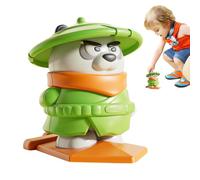 Flying Panda Toy, Wind-Up Clockwork, 3.23x2.56x3.03 Inches Manual Winding Toy with Fun Motion, Educational Model with Sturdy Build, Kids Toys for School and Home Play