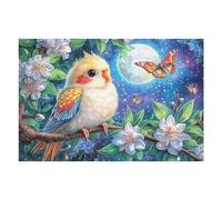 Flying Parrot 1000-piece Jigsaw Puzzle Bundle Cute Pets Warm The Heart Family Puzzle Lovers Brain Training Mindful Activity Spring Paperboard Creativity & Gift Giving 1000 PCS