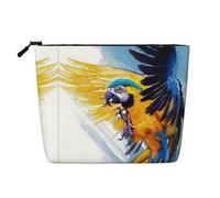 Flying Parrot Patterned Women's Cosmetic Bag, Suitable for Daily Storage, Travel, and Business Trips.