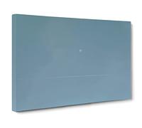 Flying Past The Moon Canvas Print | Gallery Wrapped 30mm Frame Wall Art | 20x14 inches | Ready to Hang | Modern Space Picture | Living Room Bedroom Lounge Office