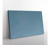 Flying Past The Moon Modern Art Canvas Wall Art Print Ready to Hang, Framed Picture for Living Room Bedroom Home Office Décor, 60x40 cm (24x16 Inch)