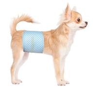 Flying Paws Male Dog Nappies, L-40 count, with Wetness Indicator Super Absorbent Dog Wraps, Adjustable Larger Diapers for Male, Puppy Incontinence Pants