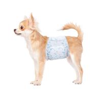 Flying Paws Male Dog Nappies, M-44 Disposable Dog Wraps for Puppy Inco