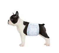 Flying Paws Male Dog Nappies, S-52 Disposable Dog Wraps for Puppy Incontinence Super Absorbent Male Wraps, Soft Cotton, Stereoscopic Edge Fit for Potty Training, Travel