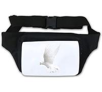 Flying Peace Dove White Pigeon Waist Bag Fanny Pack White