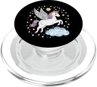 Flying Pegasus with stars PopSockets PopGrip for MagSafe