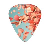 Flying petals Guitar picks in thin, medium, and thick sizes, 12-piece set, suitable for electric guitar and various instruments