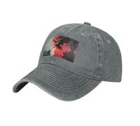 Flying Pixel Eagle One Size Print Cowboy hat - Adjustable, Suitable for Hiking, Traveling and Various Occasions. Gray