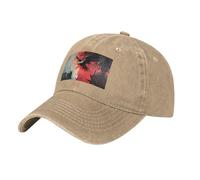 Flying Pixel Eagle One Size Print Cowboy hat - Adjustable, Suitable for Hiking, Traveling and Various Occasions. Natural