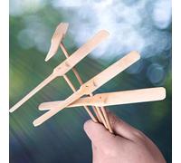 Flying Propeller Toy | Dragonfly Spinner Toy | Funny Hand Helicopter for Kids and Adults, Green, Educational, Sensory, Hand-Eye Coordination, Ages 3-5