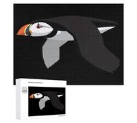 Flying Puffins 300/500/1000 Piece Puzzles Customized Challenging Gifts for Adults 500 PCS