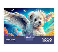 Flying Pup 1000-Piece Jigsaws for Adults Fun, Challenging Birthday Gifts for Women & Men High Difficulty Stress Relief Leisure Game 70x50cm/1000pcs