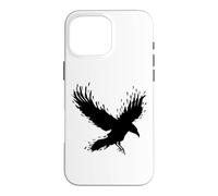 flying Raven flying Crow Bird Case for iPhone 16 Pro Max