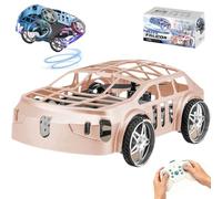 Flying Remote Control Car Drone Toy, 2.4G RC Vehicle with One Key Take Off/Landing, Drift, LED Lights, Zero Gravity Technology, Includes Battery