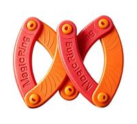 Flying Ring Folding bomerangs Toy,Foldable Boomerang Outdoor Game,High Speed Flying Ring Toy,Wind Resistant,Good Turning Performance,Fun Parent Child Interaction Game (B)