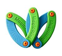 Flying Ring Folding bomerangs Toy,Foldable Boomerang Outdoor Game,High Speed Flying Ring Toy,Wind Resistant,Good Turning Performance,Fun Parent Child Interaction Game (C)