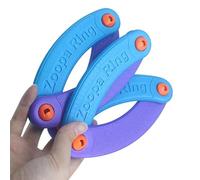 Flying Ring Folding Fly Spinner Toy | Fun Children Interaction Flying Ring | Wind Resistant Foldable Fly Spinner | For Early Childhood, Preschooler, Daycare