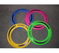 Flying Ring Frisbee - Available in 4 Bright Colours - 1 Supplied Flyer Disc