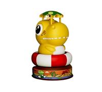 Flying Rocket Launcher Sprinkler Rotating Spray Water Playing Splashing Toy Interaction Garden Lawn Game Outdoor Gifts(Green)