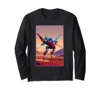 Flying Rover on Mars Long Sleeve T-Shirt