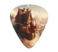 Flying Santa 12 Pack Guitar Picks Plectrums,4 pieces in each of 3 sizes, Suitable for a wide range of stringed instruments