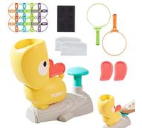 Flying Saucer Launcher Toys - Pop-Up Step Disc Shooter, Manual Outdoor Play | STEM Hand-Eye Coordination, No Batteries, Safe ABS, Indoor Outdoor Family Game, for Kids 3-10 Years