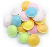 Flying Saucer Sweets 100g - Retro Vegan Candy in Resealable Grip-Lock Bag, Assorted Apple, Strawberry, Orange, Lemon Flavours - Gluten-Free Pick & Mix for Parties, Gifts, Sharing - Sour UFO Treats