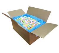 Flying Saucer Sweets 4.5kg Mega Box with 3000+ Retro Vegan Candies - Assorted Apple, Strawberry, Orange & Lemon Flavours. Gluten-free Sour UFO Treats, Perfect Parties, Gifts and Sharing Fun Time Treat