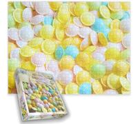 Flying Saucers 1000-Piece Jigsaw Puzzle - Challenging Impuzzible for Adults & Kids | Fun, Nostalgic Candy-Themed Puzzle | Unique Gift for Puzzle Lovers