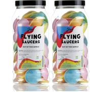 Flying Saucers Gift Jar from The A-Z Retro Sweet Shop Collection… (Pack of 2)