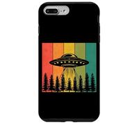 Flying Saucers Over Forest UFO Abductions Alien Conspiracies Case for iPhone 7 Plus/8 Plus