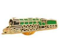 Flying Scotsman Enamel Lapel Pin Badge In Velvet Pouch Or Gift Box With Free Engraving 135
