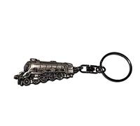 Flying Scotsman Keyring - 3D - Handcrafted from Pewter in the UK - KR1370