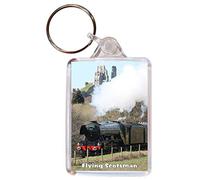 Flying Scotsman - Steam Train/Engine - Double Sided Large Keyring Gift/Present/Souvenir BBSK1092