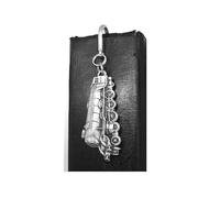 Flying Scotsman Train Bookmark in Blue Organza Pouch (11cm Silvery Plain stem)